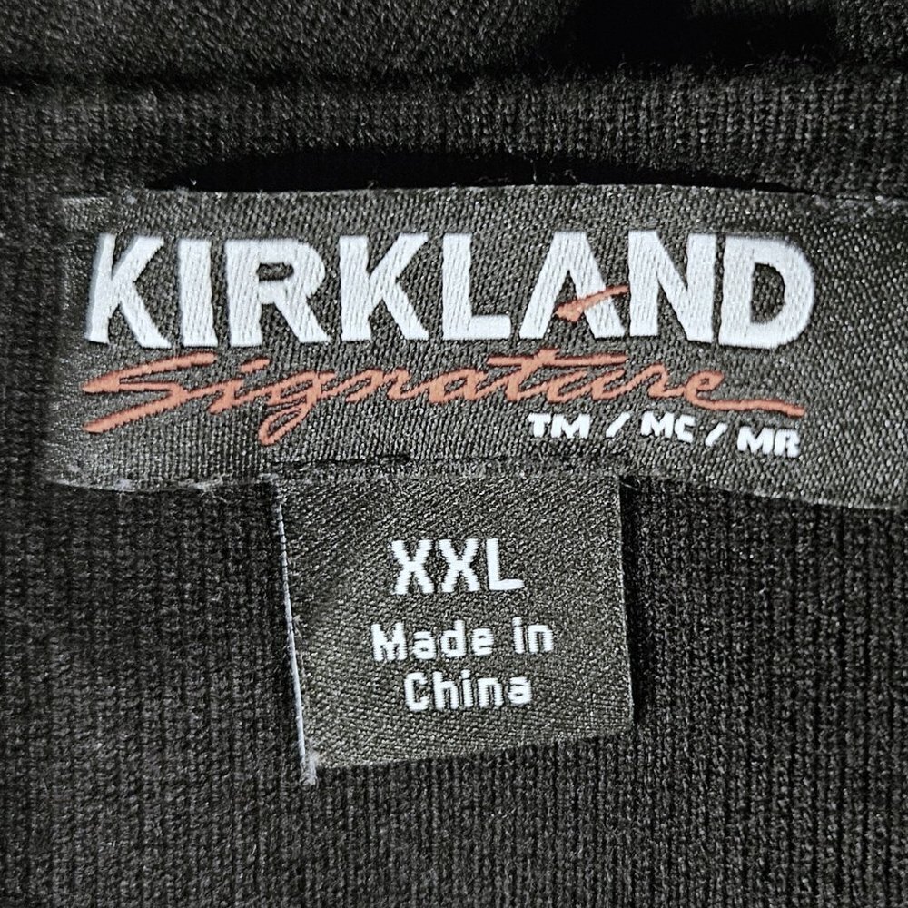 Kirkland Signature Black Crew Neck Long Sleeve Knit Sweater - XXL - Picture 3 of 5